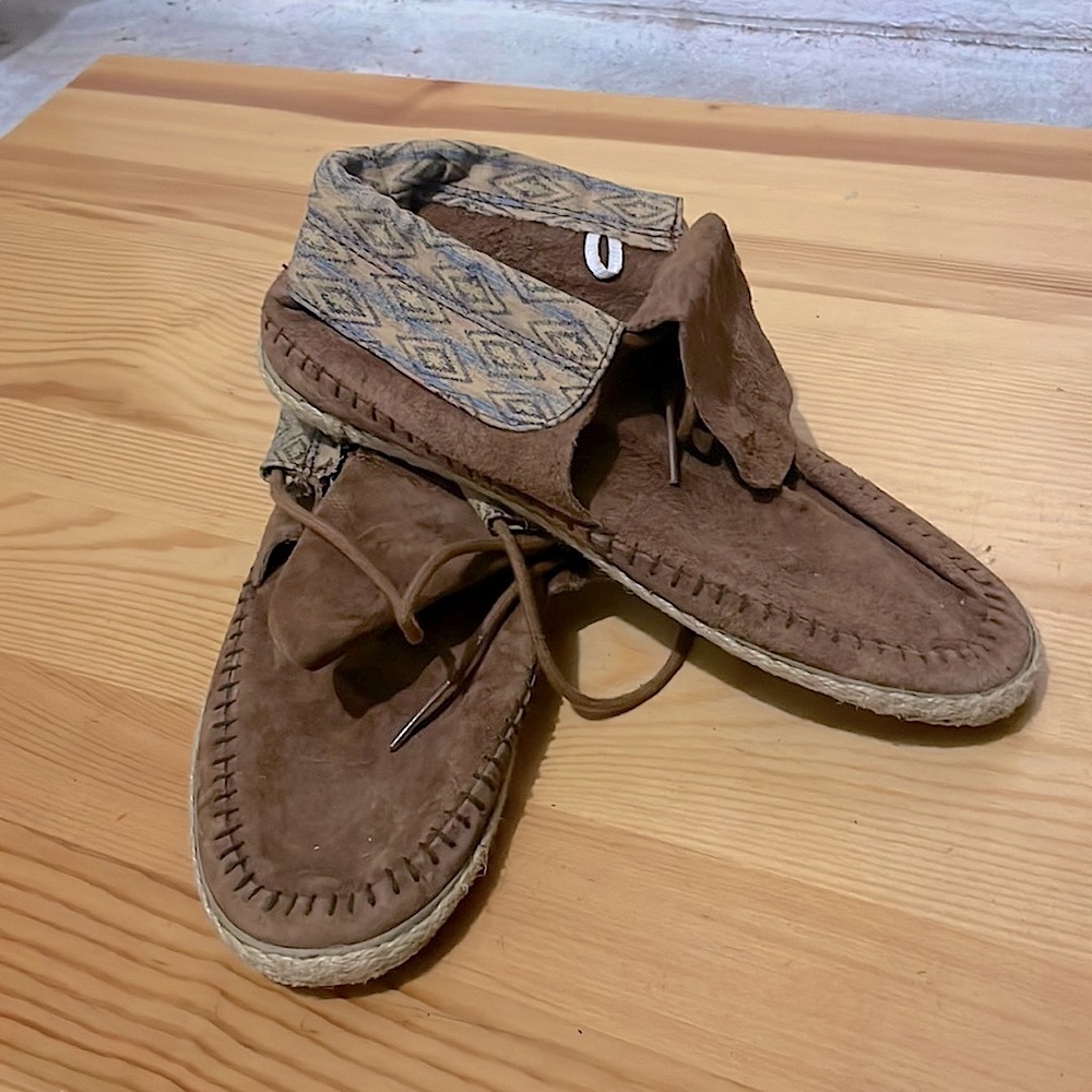 Brown Moccasin-Style Women's Shoes